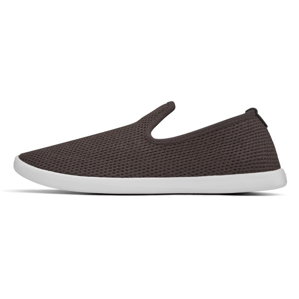 Allbirds Women\'s Slip-Ons Dark Grey - Tree Loungers - 38701JASH